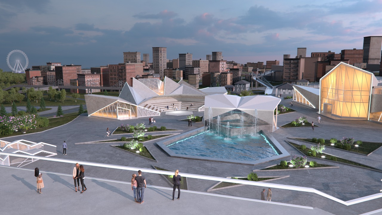 Концептуальный проект, Ландшафтный дизайн и городская среда, 2021, Россия, Иркутск, Другое, Бизнес