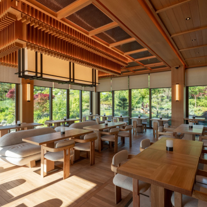 Ресторан RYOTEI в японском саду, парк Краснодар