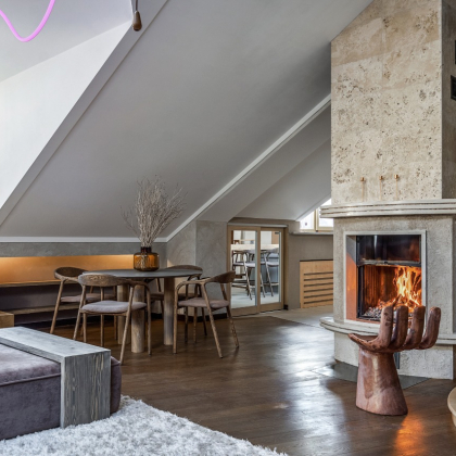 Мансарда 250 м² в старинном особняке Петербурга