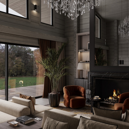 Загородный дом в коттеджном поселке Villa Links