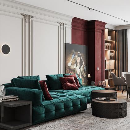 КВАРТИРА ДЛЯ СЕМЕЙНОЙ ПАРЫ. 120М2