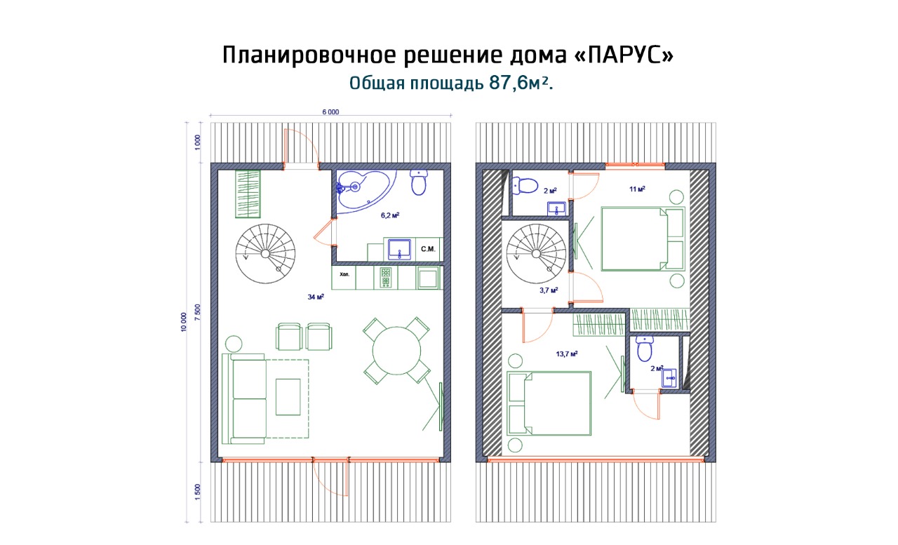Реализованный проект, Отели, 2022, Россия, Москва, Бионический стиль, Эко-отель, Премиум, 87 м²