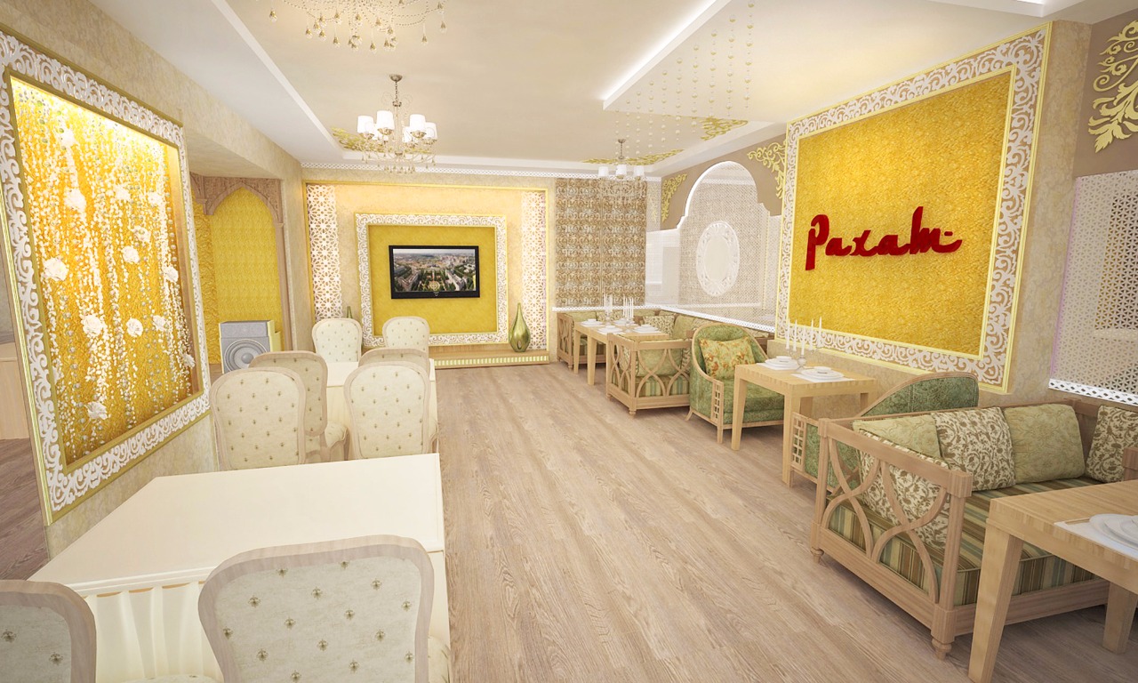 Концептуальный проект, HoReCa, 2015, Казахстан, Актобе, Восточный стиль, Ресторан, Премиум, 210 м²