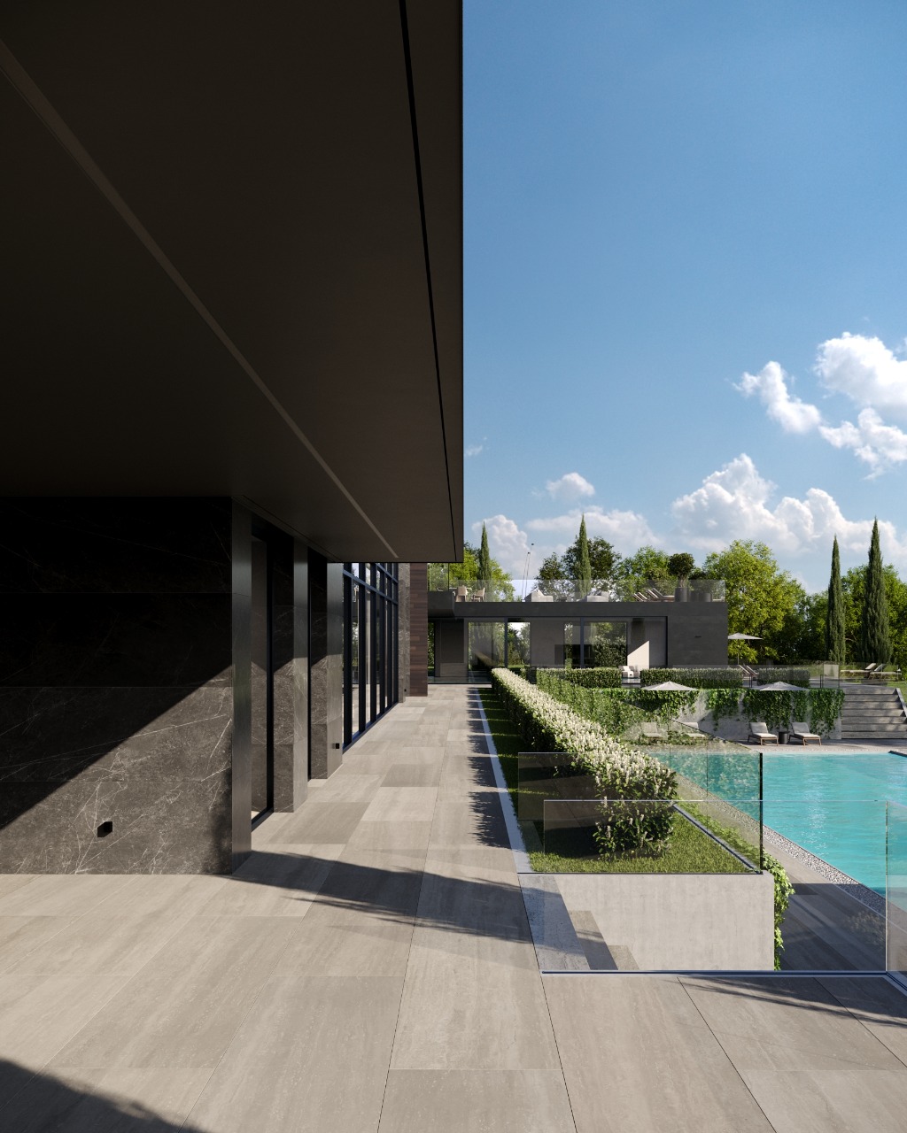 Концептуальный проект, Загородный дом и таунхаус, 2022, Франция, Сен-Тропе, Современный стиль, Архитектура, Люкс, 2500 м²