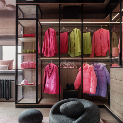 Яркая квартира 80 м² для блогера в Москве